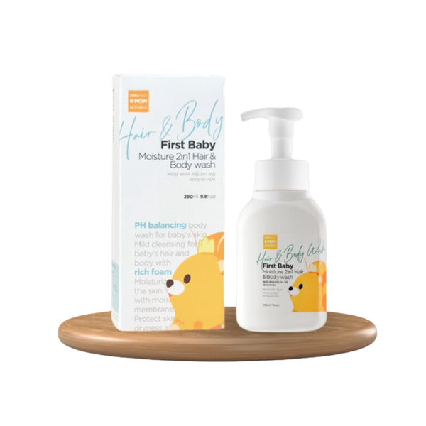 Sữa tắm gội hữu cơ cho bé K-mom 290ml