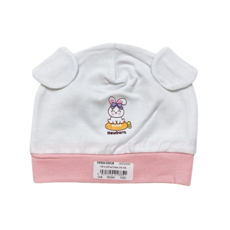 Mũ sơ sinh phối tai Dokma DS528