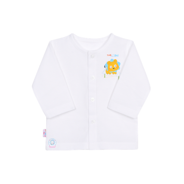 Áo cài giữa trắng TN HB s6m (mẫu mới)