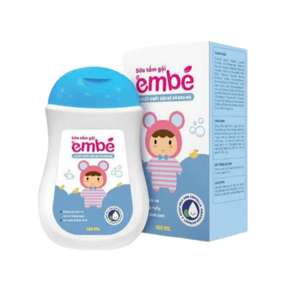 Sữa tắm gội kem em bé 180ml