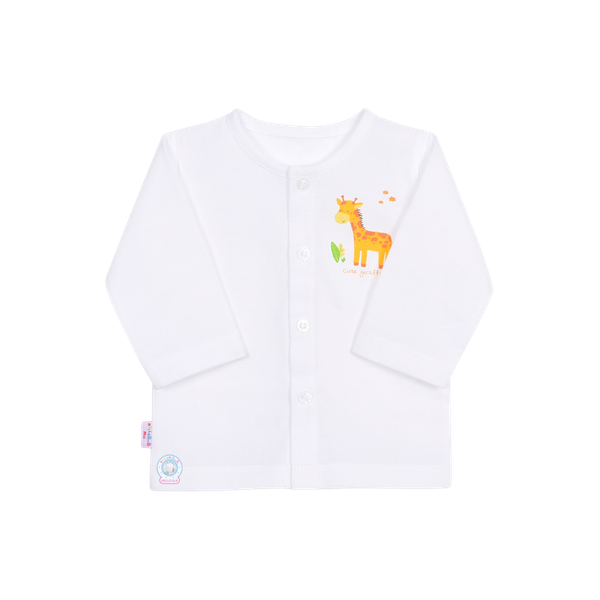 Áo cài giữa trắng TN HB s6m (mẫu mới)