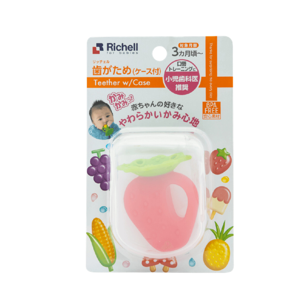 Gặm nướu silicone Richell (dâu)