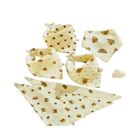 Yếm xô trẻ em hình tam giác Top kids (set 2 cái)