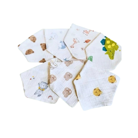 Yếm xô trẻ em hình tam giác Top kids (set 2 cái)