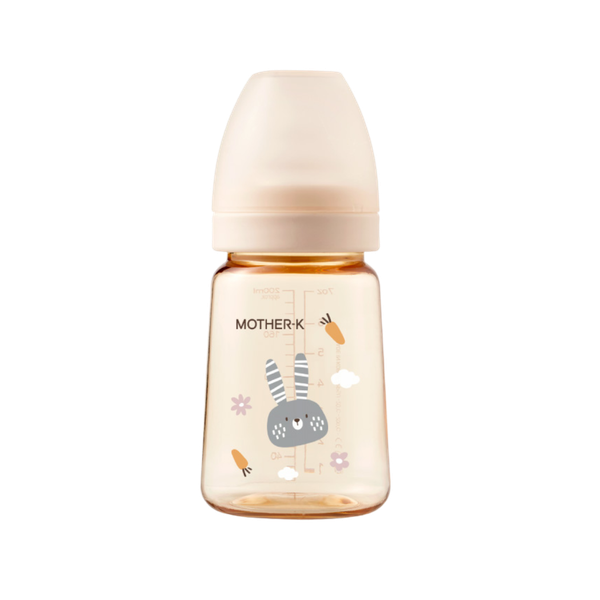 Bình sữa PPSU Hàn Quốc Mother-K 180ml (thỏ kem)