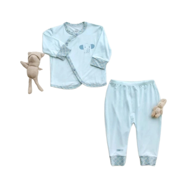 Bộ ss cài chéo Chú Voi Con Hrnee