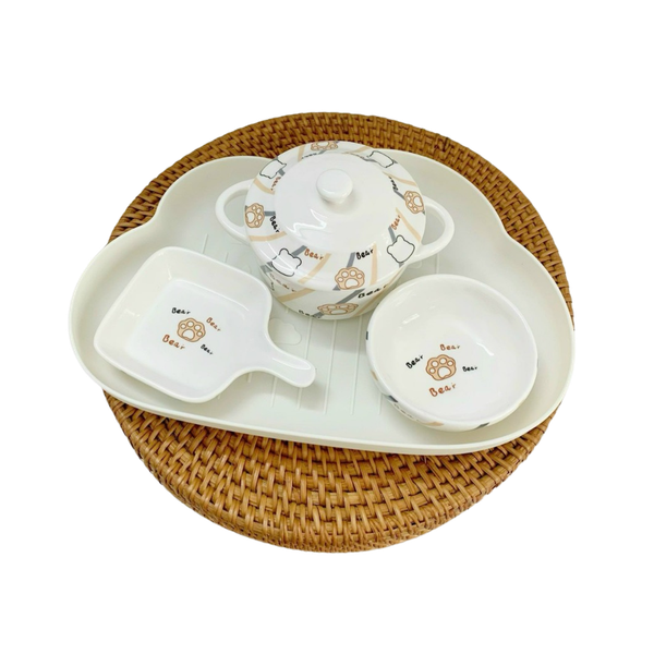 Set bát sứ 2 quai Cocobear đủ màu