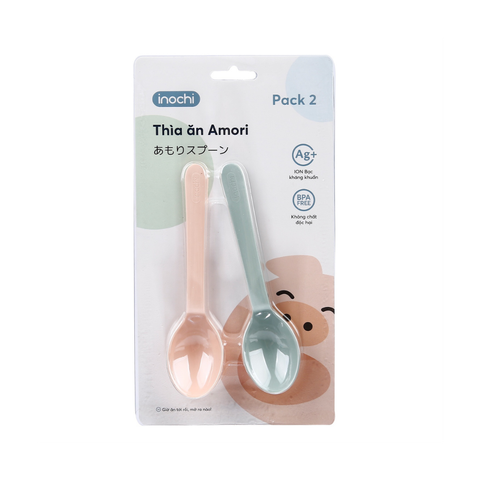Bộ 2 thìa ăn cho bé Amori Inochi