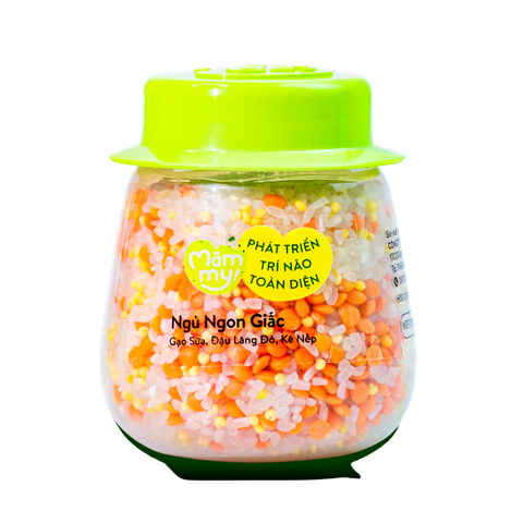 Gạo sữa kèm đậu lăng đỏ, kê nếp Mămmy