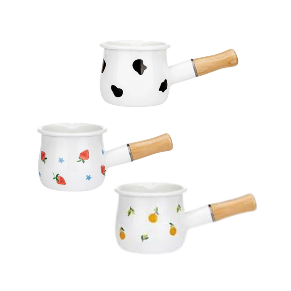Nồi sứ tay cầm họa tiết Umoo UM-04129