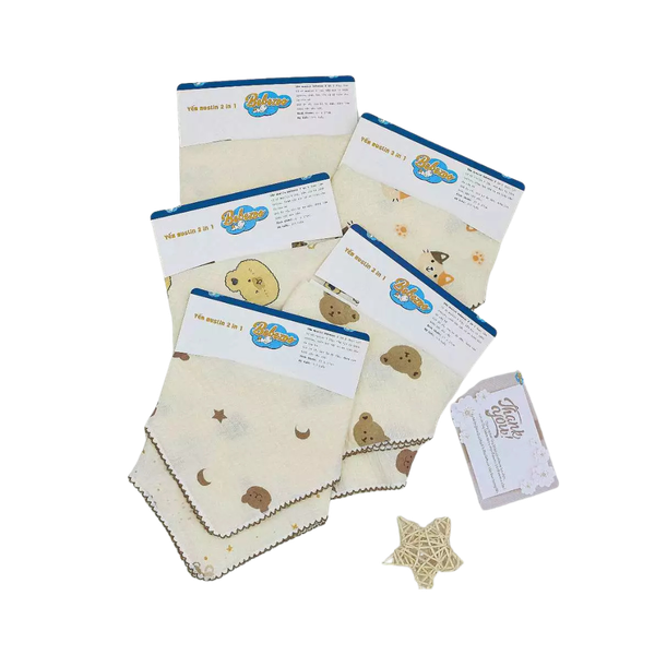 Yếm 2 in 1 Bebezoo