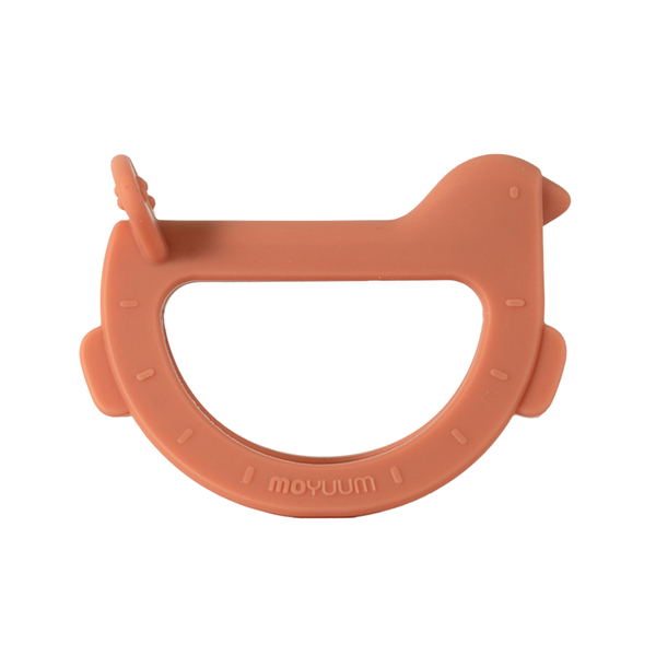 Gặm nướu silicone Moyuum hình chim cam