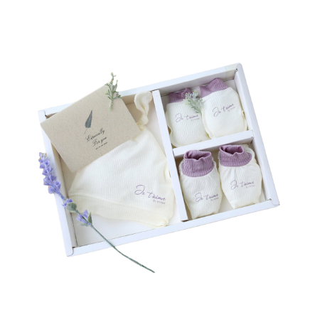 Set mũ bao tay chân Je t'aime Hrnee