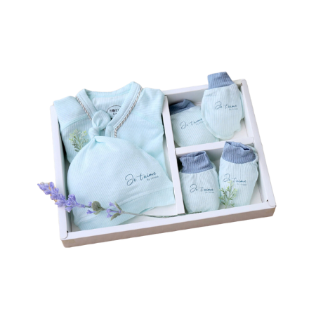 Set mũ bao tay chân Je t'aime Hrnee