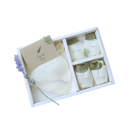 Set mũ bao tay chân Je t'aime Hrnee