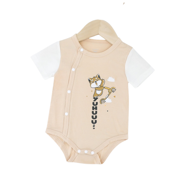 Bodysuit cài lệch cộc tay Judoby JB016