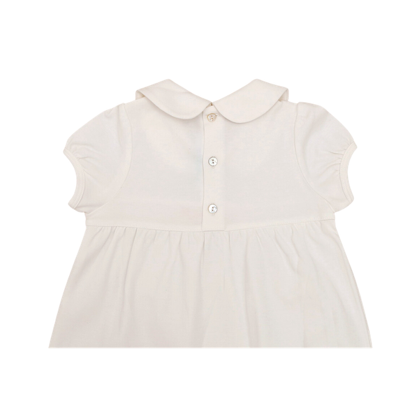 Body cộc màu trắng thêu chữ 0-9m Nous