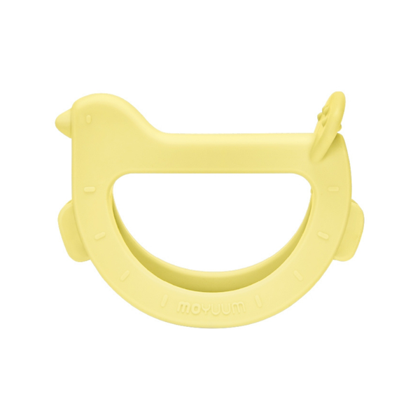 Gặm nướu silicone Moyuum hình chim vàng