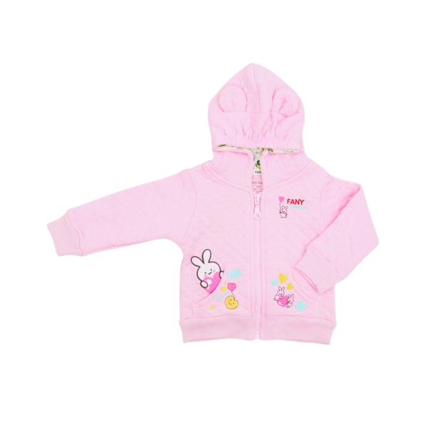 Áo Jacket Fany màu thêu 6m-12m