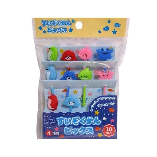 Set 10 xiên trái cây hình động vật (konbini)