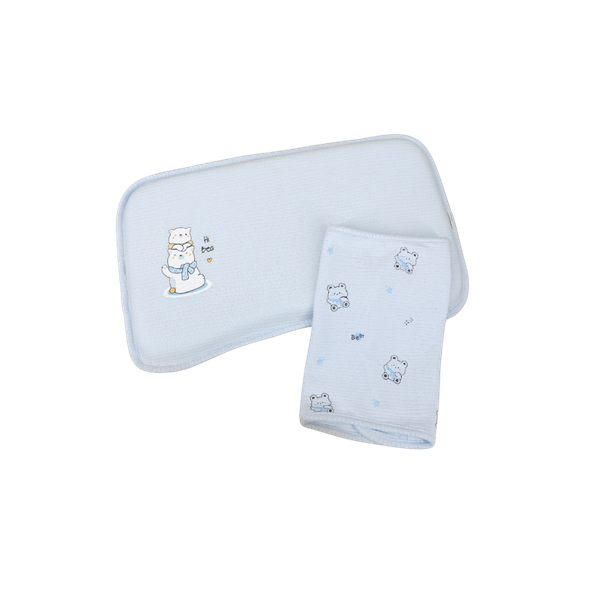 Gối cao su chống ngạt (tặng kèm vỏ gối,có hộp) Dokma DS120