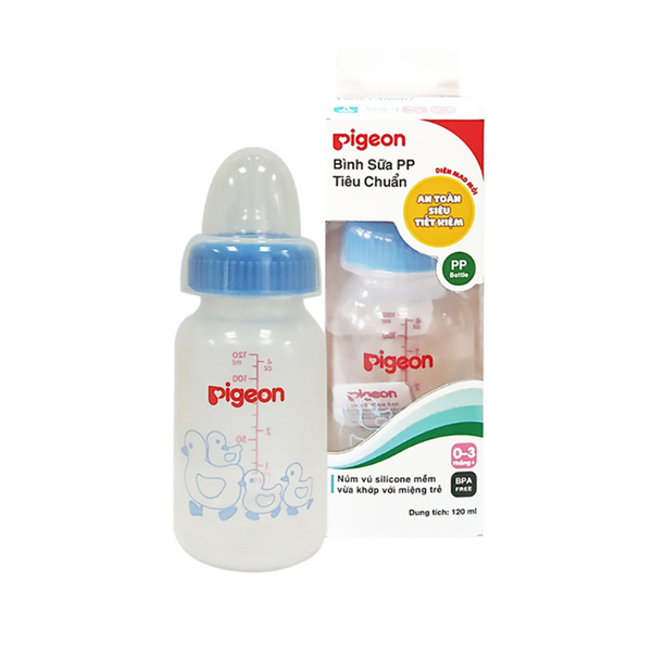 Bình sữa Pigeon PP tiêu chuẩn 120ml