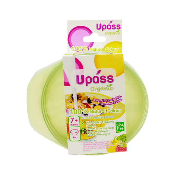 Bộ bát ăn dặm Upass xanh lá