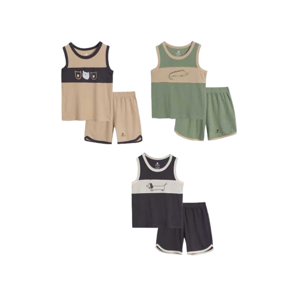 Bộ sát nách bé trai NH836R Lullaby