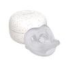 Ty ngậm 100% silicone cao cấp Moyuum size 6+ màu trắng