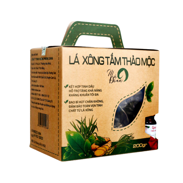 Lá xông thảo mộc Mệ Đoan 200gr (set 2 gói)