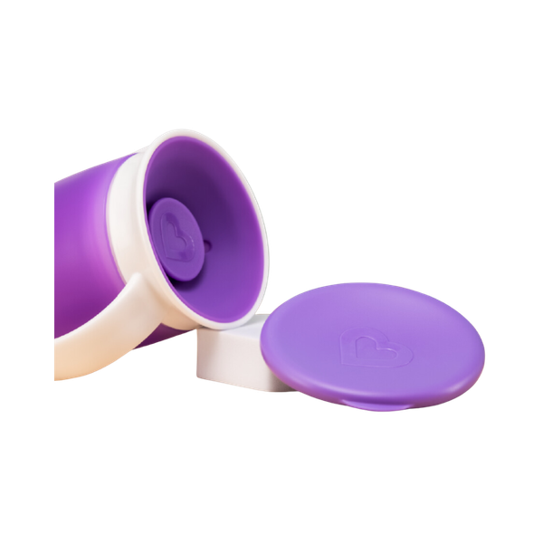 Cốc tập uống 360 độ Munchkin có nắp 207ml tím