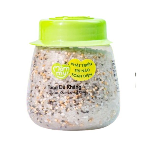 Gạo sữa kèm Quinoa, hạt chia Mămmy
