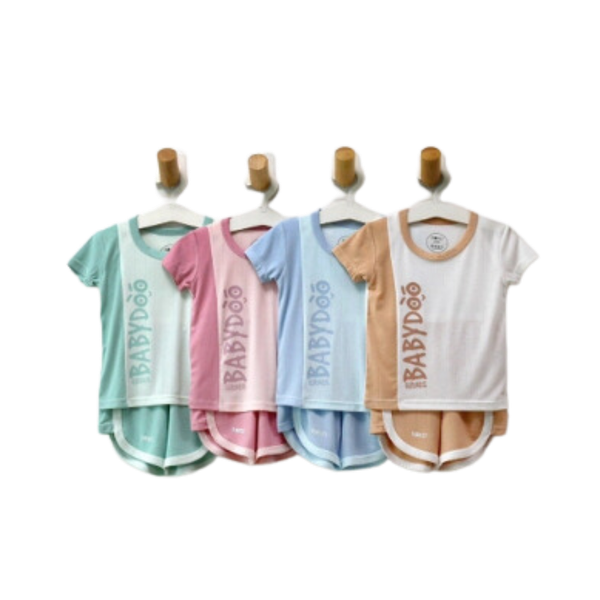 Bộ cộc tay Baby Doo Hrnee