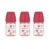 Bình sữa Moyuum trái tim 170ml đỏ