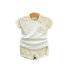 Bộ cộc tay raglan phối kẻ Hrnee