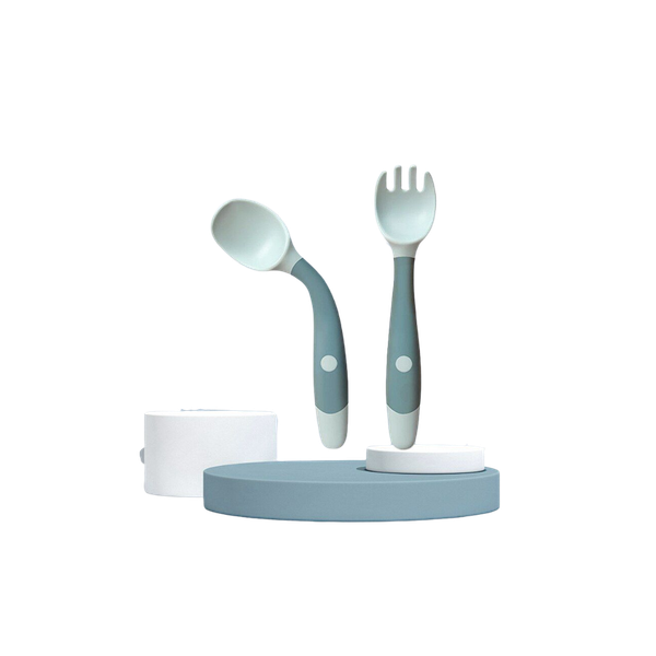 Bộ muỗng nĩa ăn dặm bẻ cong