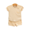 Bộ cộc tay raglan phối kẻ Hrnee