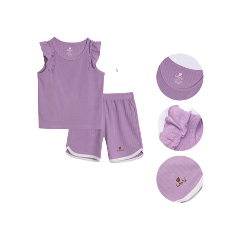 Bộ sát nách bé gái NH837R Lullaby