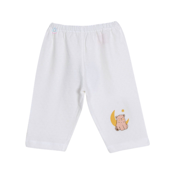 Quần dài trắng in ziczac HB s3m