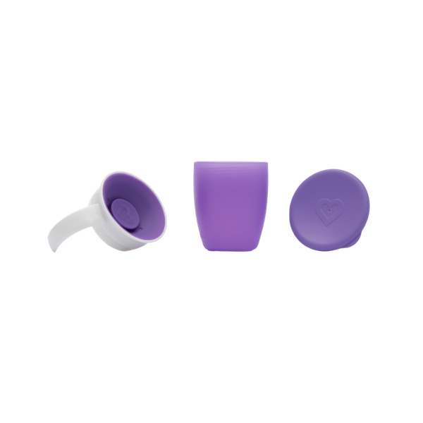 Cốc tập uống 360 độ Munchkin có nắp 207ml tím