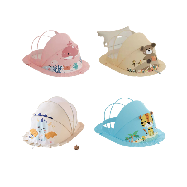 Mùng gấp gọn Hàn Quốc cao cấp hình thú 3D