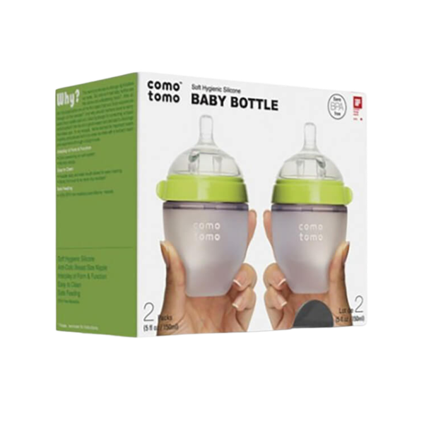 Bình sữa Comotomo 150ml xanh (set 2, bán lẻ)
