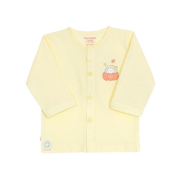 Áo cài giữa màu gân ziczac TN HB s12m