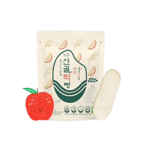 Bánh gạo hữu cơ Ecomom táo