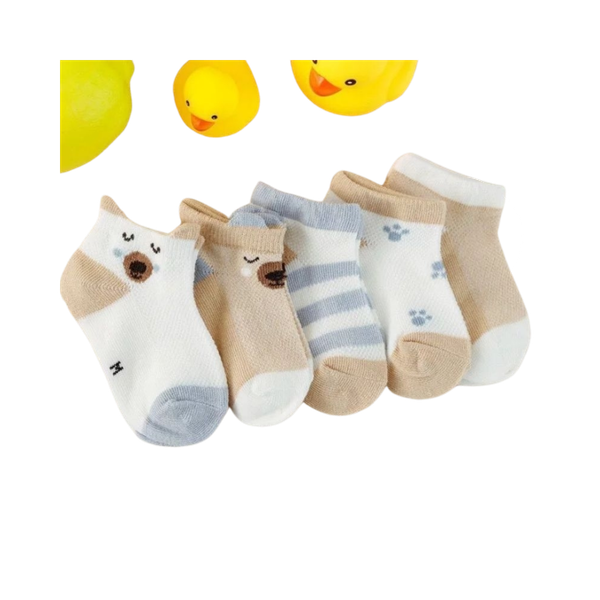 Vớ hình thú cổ ngắn cho bé (set 5)