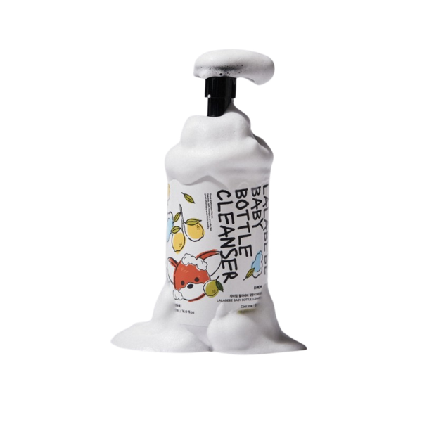 Nước rửa bình thuần chay Lalabebe K-mom Hàn Quốc 500ml (chai tạo bọt)