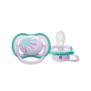 Ty ngậm silicon thông khí Philips Avent 0-6m gái (vỉ đơn)