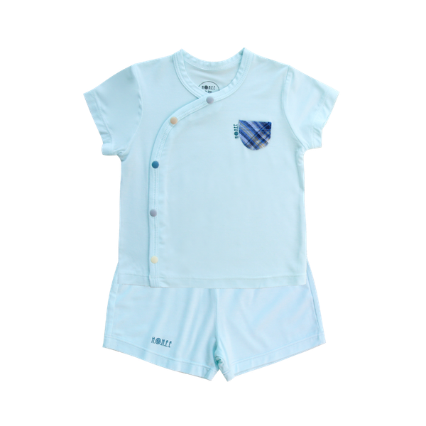 Bộ cộc tay cài chéo Bamboo Burbur Hrnee