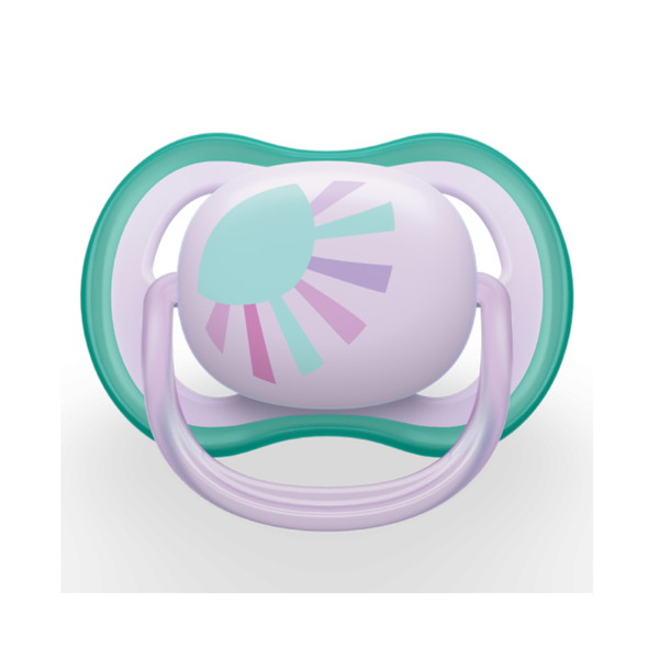 Ty ngậm silicon thông khí Philips Avent 0-6m gái (vỉ đơn)