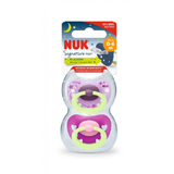 Bộ 2 ty giả Nuk silicone night/day 0-6m